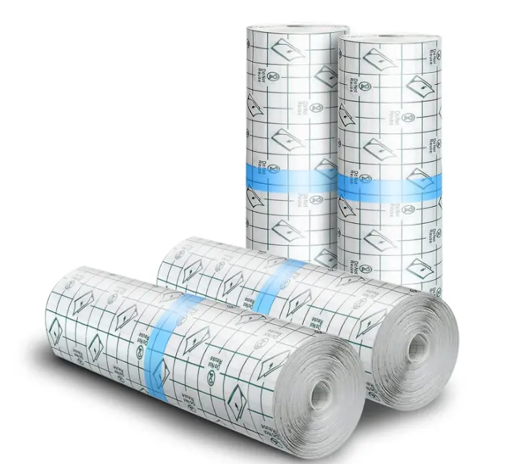 BFONS Tattoo Aftercare Waterproof Bandages 6 in x 4.4 yd Tattoo Cover Up Tape, Tattoo Supplies Second Skin Bandage Flat Roll Transparent Film Wound Healing Protective Clear Sterile and Safe Bandages