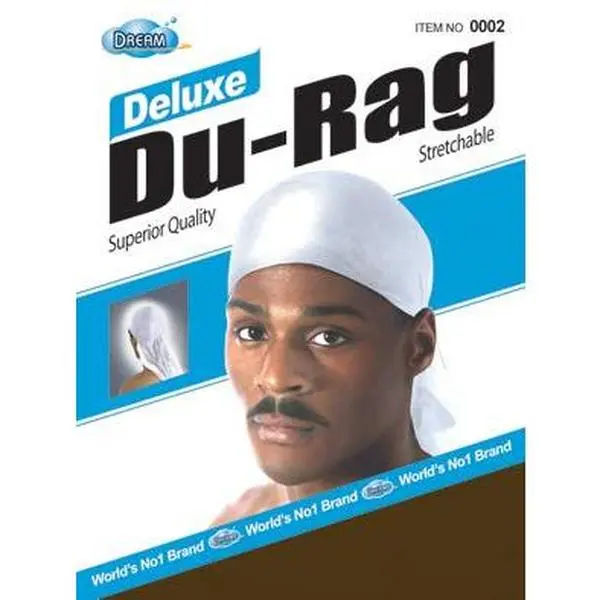 DREAM Deluxe Durag for Men, Smooth Satin Polyester Silk-Touch Fabric, Stylish Clothes Accessory for Hair Protection, 1 Pack, Casual, 100% Satin Polyester