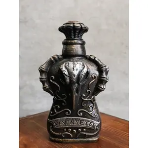 Ceramic Witchcraft Mad Doctor Skeleton Claws Poe Ravens Eyes Skull Potion Bottle