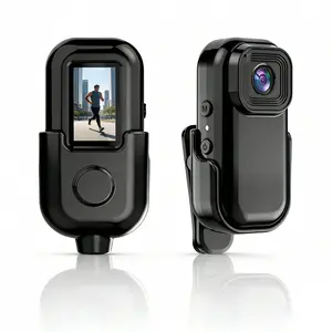 Action Camera 1080P HD Vlogs Camera, 140° Wide Angle Cam- with Hotspot WiFi Connection for Live View & Recording Portable POV Camera, Wearable Action Camera for Motorcycle, Biking, Ski, Travel Vlogging & Adventure Recording Waterproof Sports Camera