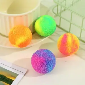 Rainbow Stress Ball Sensory Fidget Toy – Soft Squeeze Colorful Mini Stress Relief Ball for Kids & Adults, Anxiety Relief