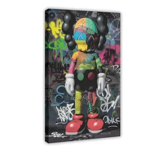 KAWS Figurines (15)hanging Paintings to Decorate Posters