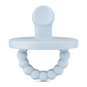 Cutie PAT Pacifier Teether (Slant, Blue)