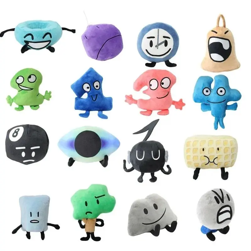 Battle for Dream Island BFDI Plush Toy Caroon Doll Soft Stuffed Figure Marker Pen Fries Bottle Nail Pie Boy Girls Birthday Gifts Battle for Dream Island BFDI Plush Toy Caroon Doll Soft Stuffed Figure Marker Pen Fries Bottle Nail Pie Boy Girls Birthday Gifts