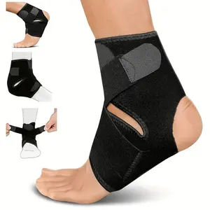 Unisex Ankle Support Braces - 2 Pcs High Elastic Nylon, Breathable Comfort Stable Support for Outdoor Sports Sprain Protection Active Individual