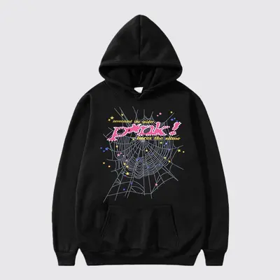 Spider Hoodie Black Pink TikTok Shop - Main Image