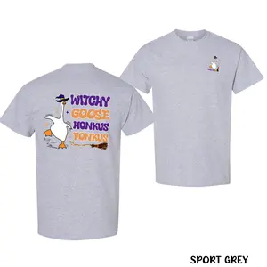 Funny Halloween Witchy Goose Shirt, Honkus Ponkus T-Shirt 2 Sided, Silly Goose T-Shirt, Silly Goose Halloween Shirt, For Men For Women, Trendy Shirt
