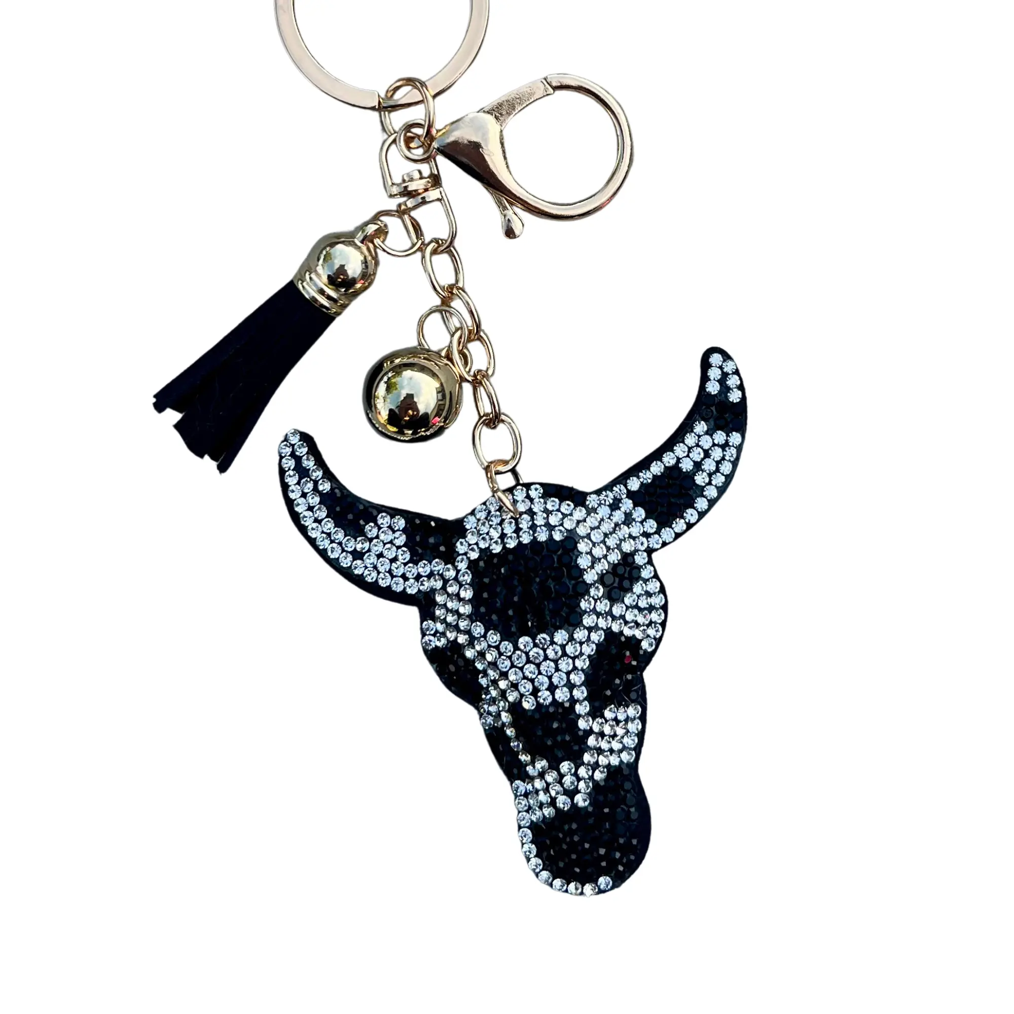 Black Bull Skull, Gold Hardware