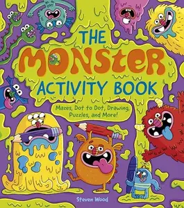 USED-The Monster Activity Book: Mazes, Dot to Dot, Drawing, Puzzles, and More! by Emily Stead (Paperback)