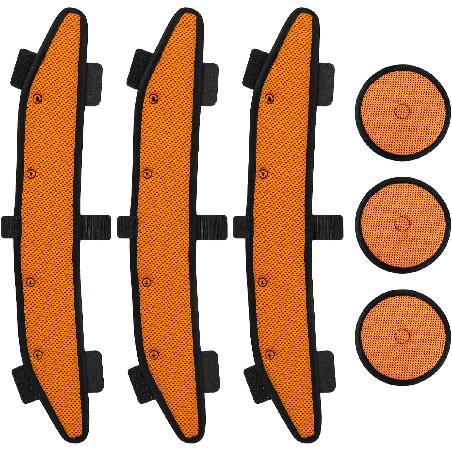 Hard Hat Liner Pad and Sweatband Set 6mm Cushioned Helmet Padding with Hook and Loop for Construction Work