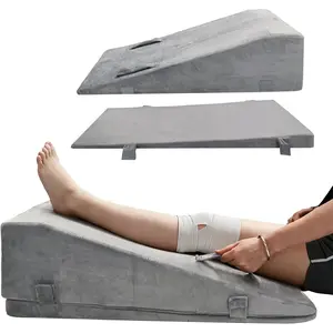 Adjustable Height  Elevation Pillows for After     Pillow with Handles and  Cover Foot Wedge Pillow for   and  Circulation