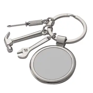 Sublimation metal tool keychain