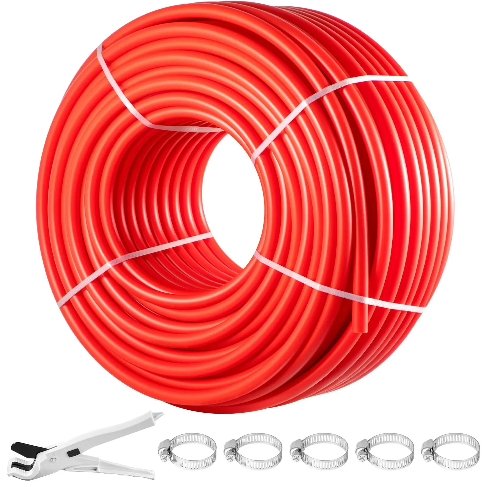 PEX Pipe, 1 Inch By 500 Ft PEX Tubing With Non-Oxygen Barrier, Red PEX-B Pipe, Flexible PEX Water Line For RV Sewer Hose, Plumbing, Radiant Heating, Residential Plumbing Supply, Indoor Water Lines, Easy Install And Durable