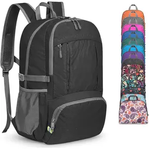 Lightweight foldable hiking backpack, waterproof travel daily backpack