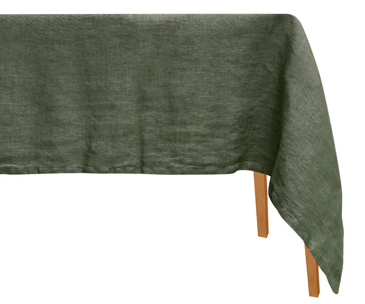 Green Linen Tablecloths