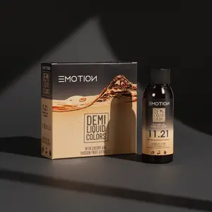 Emotion Demi Liquid Colors 11.21 Permanent Hair Dye with Cherry & Passion Fruit Extracts Ammonia-Free Hydrating Formula 60ml