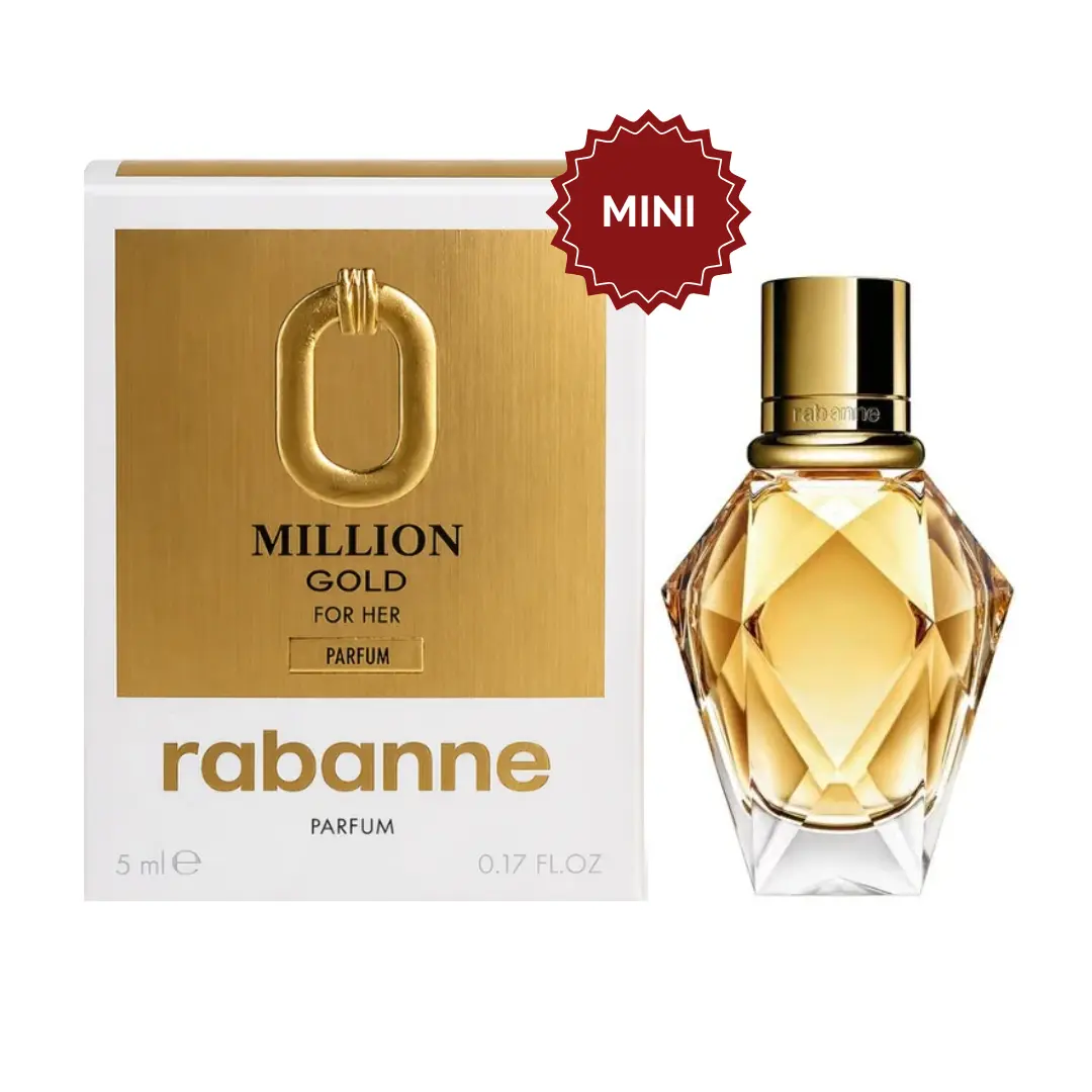 Paco Rabanne One Million Gold For Women Parfum 5ml Mini | Luxury Floral Perfume for Women | Travel Size Fragrance