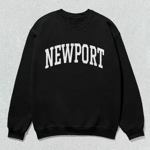 Newport Sweatshirt Collegiate Crewneck Sweater Unisex