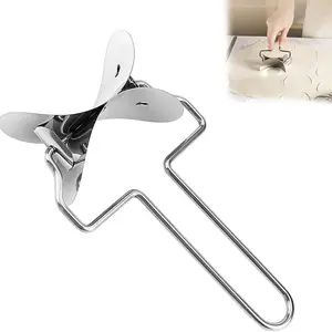 304 Stainless Steel Dumpling Wrapping Tool, Small Rolling Pin, Dumpling Skin Cutter Mold, Dumpling Skin Slicer, Kitchen Utensil