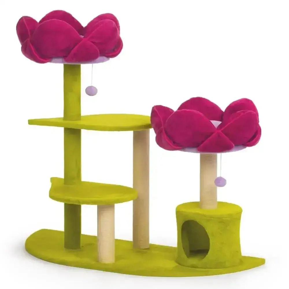 Flower Garden Cat Tree: The Ultimate Play and Rest Haven for Your Feline Friend