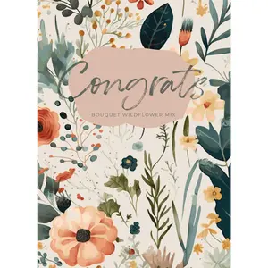 Congrats with Blooms - Wildflower Mix Seed Packets
