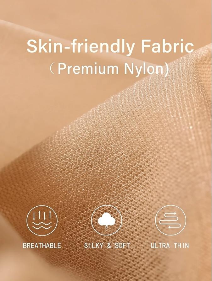 TCVC Summer Sheer Tights | Comfort High Waist & Shadow Toe  Lightweight Summer Pantyhose | Invisible Shadow Toe Summer Breathable Sheer Tights Breathable Elastic Pantyhose Second Skin Fit Sheer Tights Reinforced Shadow Toe Comfort High Waist Pantyhose