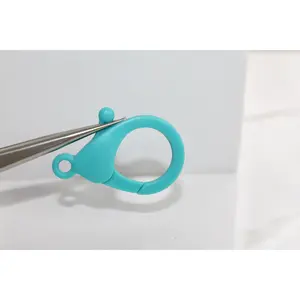 Blue Oversized Lobster Clasp - Plastic
