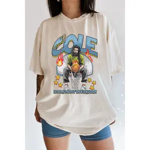 J. Cole "Life Is All About The Evolution" Vintage Graphic T-Shirt | 100% Cotton Hip-Hop Streetwear Tee