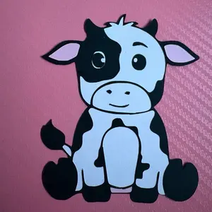Cow Bouquet Topper