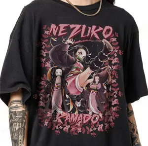 Kamado Nezuko Demon Slayer Anime T-shirt, Cool Shirt, Unisex T-shirt, Gift, Otaku Shirt, Manga Anime Shirt