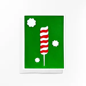 Peppermint Stick Card