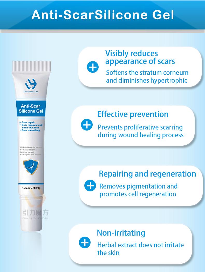 Scar Cream,Professional Scar Removal Gel,Suitable for scar removal treatment of post-operative scars,Caesarean section scars,Keloids,Burns,Acne