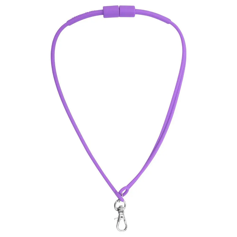 Short Silicone Lanyard for Kids and Adults– Safety Breakaway Lanyard for Mask and more - CPSIA Safety Tested and Certified