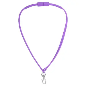 Short Silicone Lanyard for Kids and Adults– Safety Breakaway Lanyard for Mask and more - CPSIA Safety Tested and Certified