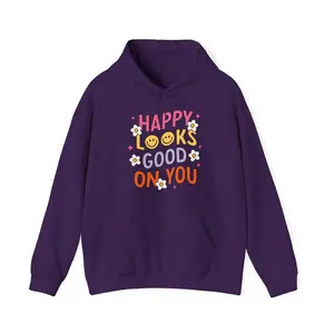 Smile | Happy Looks Good On You Hoodie