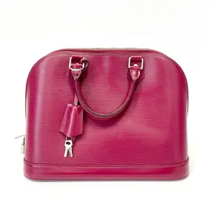 Pre-owned Louis Vuitton Alma Epi Leather Shell Bag, Base Length 32, Bordeaux, 2012, N22060861, No Accessories
