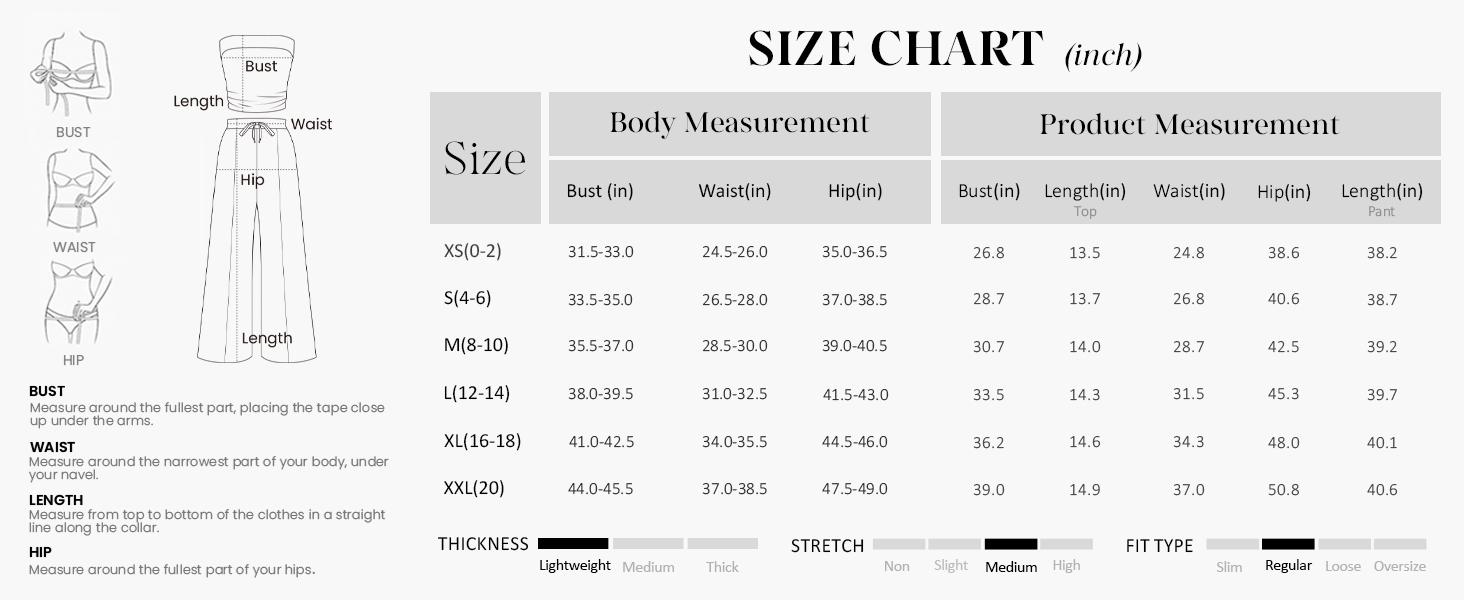 PrettyGarden Womens Summer Outfits 2 Piece Sets Casual Ribbed Knit Crop Tube Top Wide Leg Pants Spring Matching Lounge Set PrettyGarden Womens Summer Outfits 2 Piece Sets Casual Ribbed Knit Crop Tube Top Wide Leg Pants Spring Matching Lounge Set