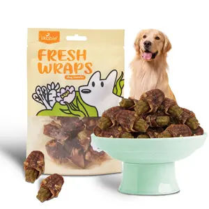 Likable Chicken Wrapped Okra Dog Treats – No Additives, All Natural, High Protein (≥25%), High Fiber for Gut Health. 3+ Months Puppies/Adults, 70g Portable, Hand-Made, 18-Month Shelf Life – Ideal Training Snacks, Grain-Free & Fresh Chews outdoorfun