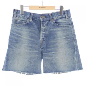 Pre-owned Celine Cotton Small Leather Goods Shorts