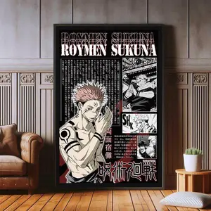 Ryomen Sukuna Jujutsu Kaisen Anime Poster