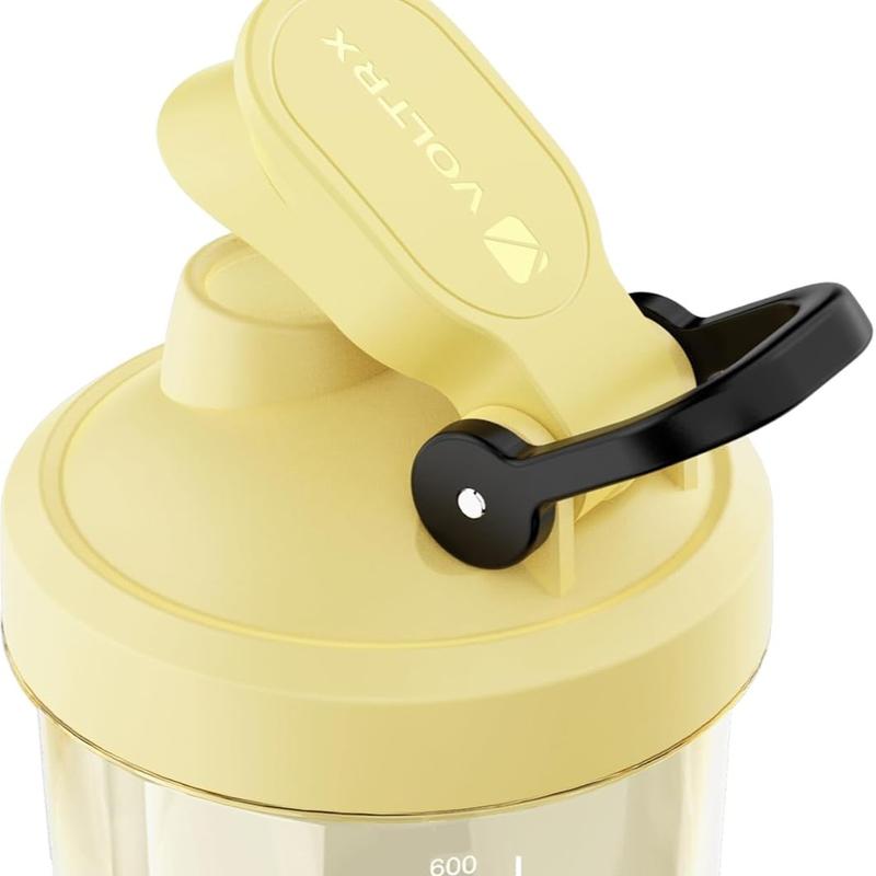 VOLTRX Premium Electric Protein Shaker Bottle, Made with Tritan - BPA Free - 24 oz Vortex Portable Mixer Cup/USB C Rechargeable Shaker Cups for Protein Shakes