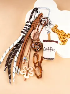 Bag Charm Leopard-Print Puppy Complex Styles Cute Fashionable And Versatile Trendy And Individualistic Suitable For Bags And Keys Couple Bag Charms Suitable As A Gift For Friends Bag Chain Accessories Bag Charm Keychain