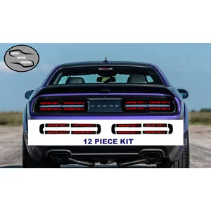 15-23 Dodge Challenger Custom Text Taillight Decal