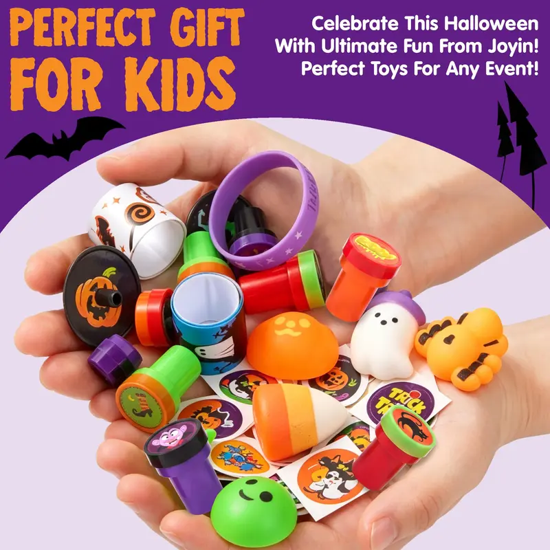 144 Pcs Halloween Toy Gifts for Kids, 24 Packs Prefilled Mini Pumpkin Buckets for Kids Halloween Party Favors Trick or Treat 144Pcs Witch's Jar (24 Packs) 144 Pcs Halloween Toy Gifts for Kids, 24 Packs Prefilled Mini Pumpkin Buckets for Kids Halloween Party Favors Trick or Treat 144Pcs Witch's Jar (24 Packs)