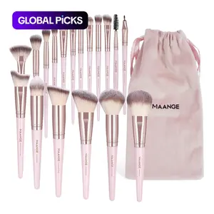 Professional Makeup Brush Set with Drawstring Bag, 18pcs/set Soft Synthetic Makeup Brushes for Foundation, Powder, Concealers, Eye Shadows, Makeup Accessories #TOP PICKS