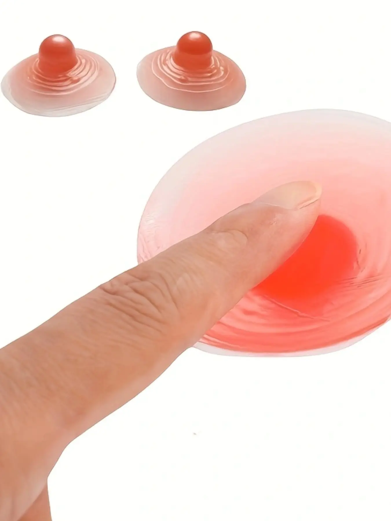 Adhesive Silicone Nipple Covers for Breast Shape Enhancement, Perfect for Costume Parties, Drag Queens, and Cosplay Events