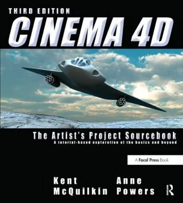 Used Cinema 4D: The Artist's Project Sourcebook Tutorial Book - Kent McQuilkin, Softcover, English, Includes CDROM & 3-D Glasses, 2.92 lbs