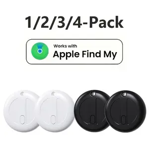 the smart tag can work with the "Find My" feature on iOS devices (iPhone only). By connecting to nearby Bluetooth devices, it enables global tracking at unlimited distances via the "Find My" network. Ideal for tracking keys, bags, luggage, and pets