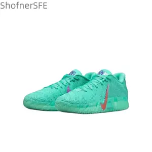 ShofnerSFE Green Retro Anti-Slip Wear-Resistant Basketball Shoes for Comfortable Play and Durability