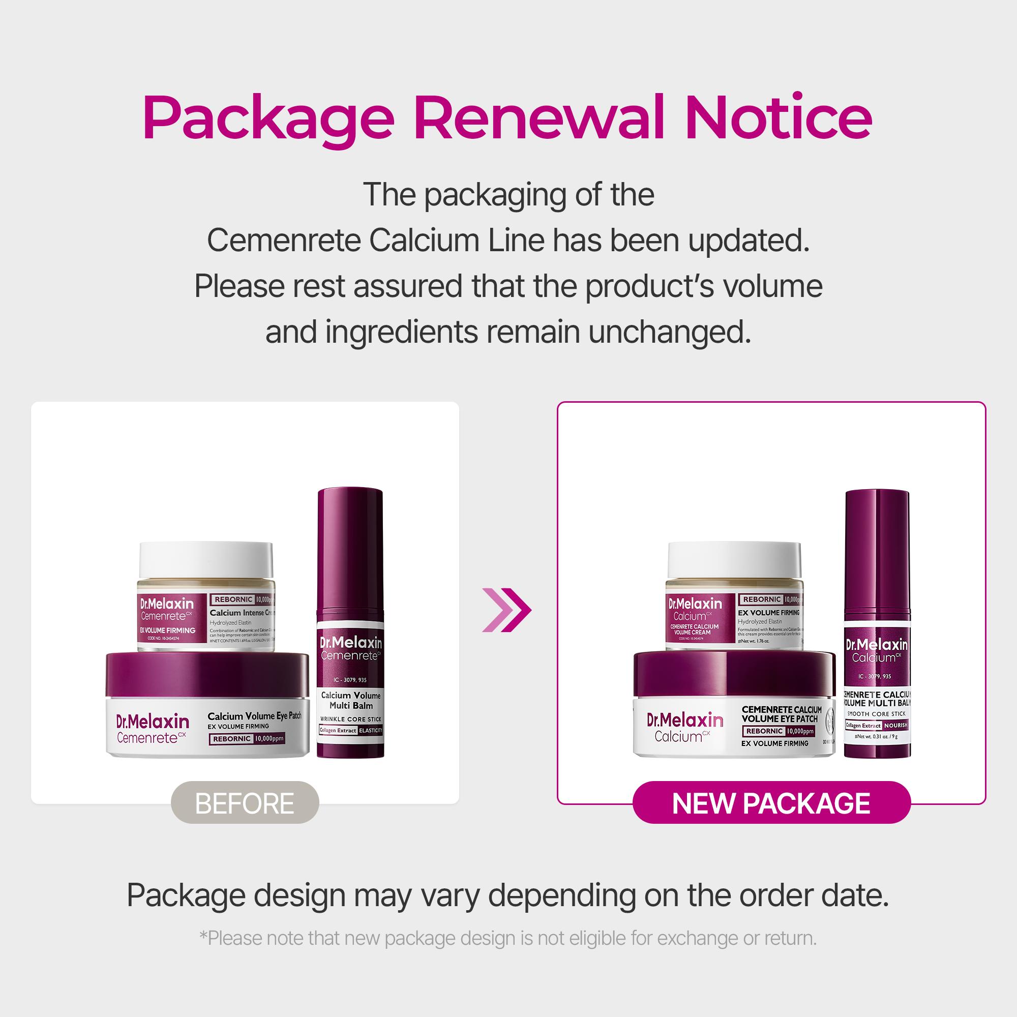 [Dr. Melaxin Official] Cemenrete Calcium Intense Cream | Anti-aging, Elasticity, Volume | Korean Cosmetic | 1.7 fl oz (50 ml)